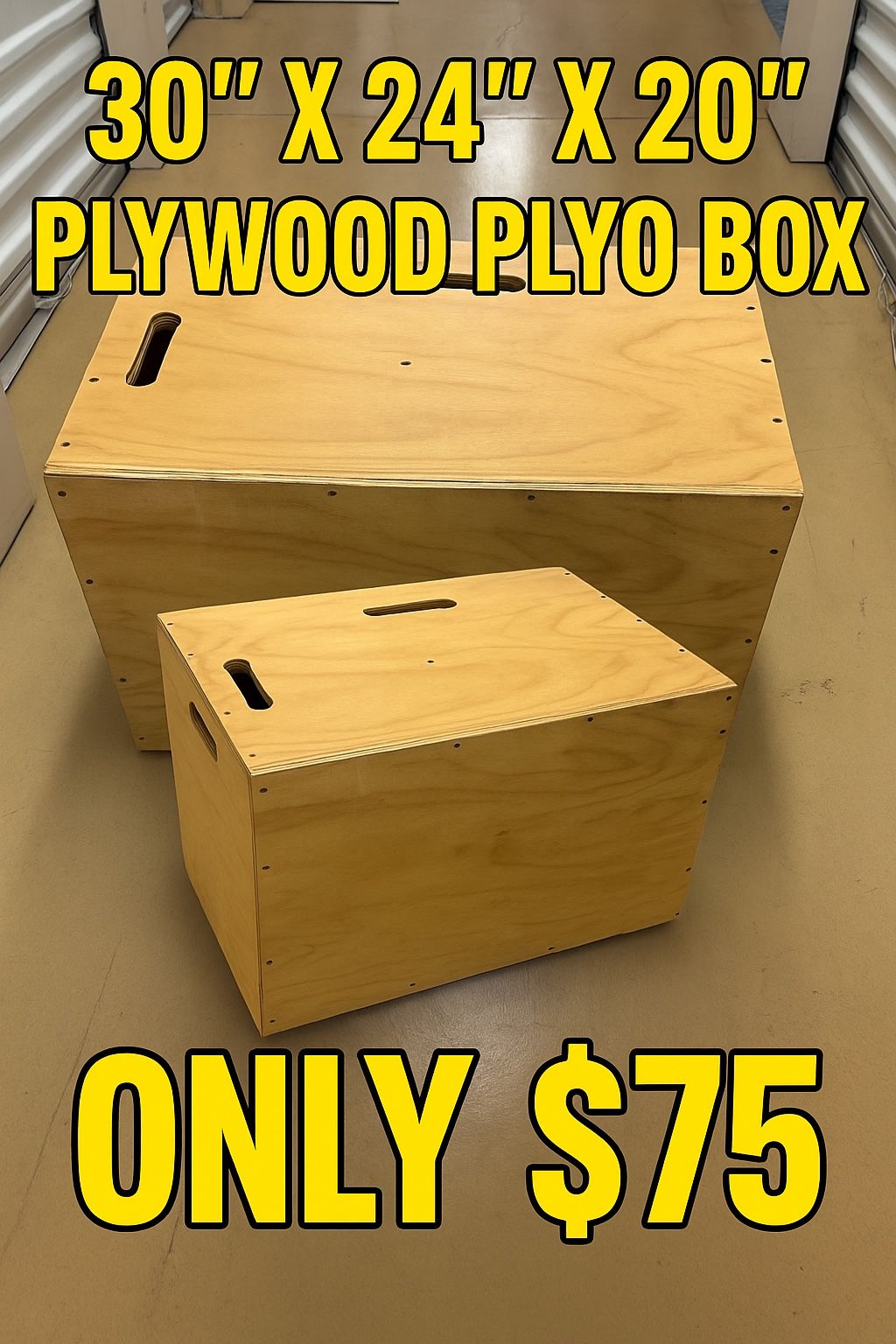π§± 3-in-1 Wooden Plyo Box