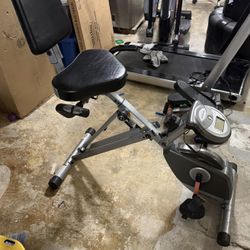 Exerpeutic 400XL Folding Recumbent Bike with Performance Monitor