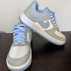 Nike Air Force 1 LV Gray/Blue Size 8.5