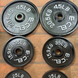 240lb Olympic Weight Set 