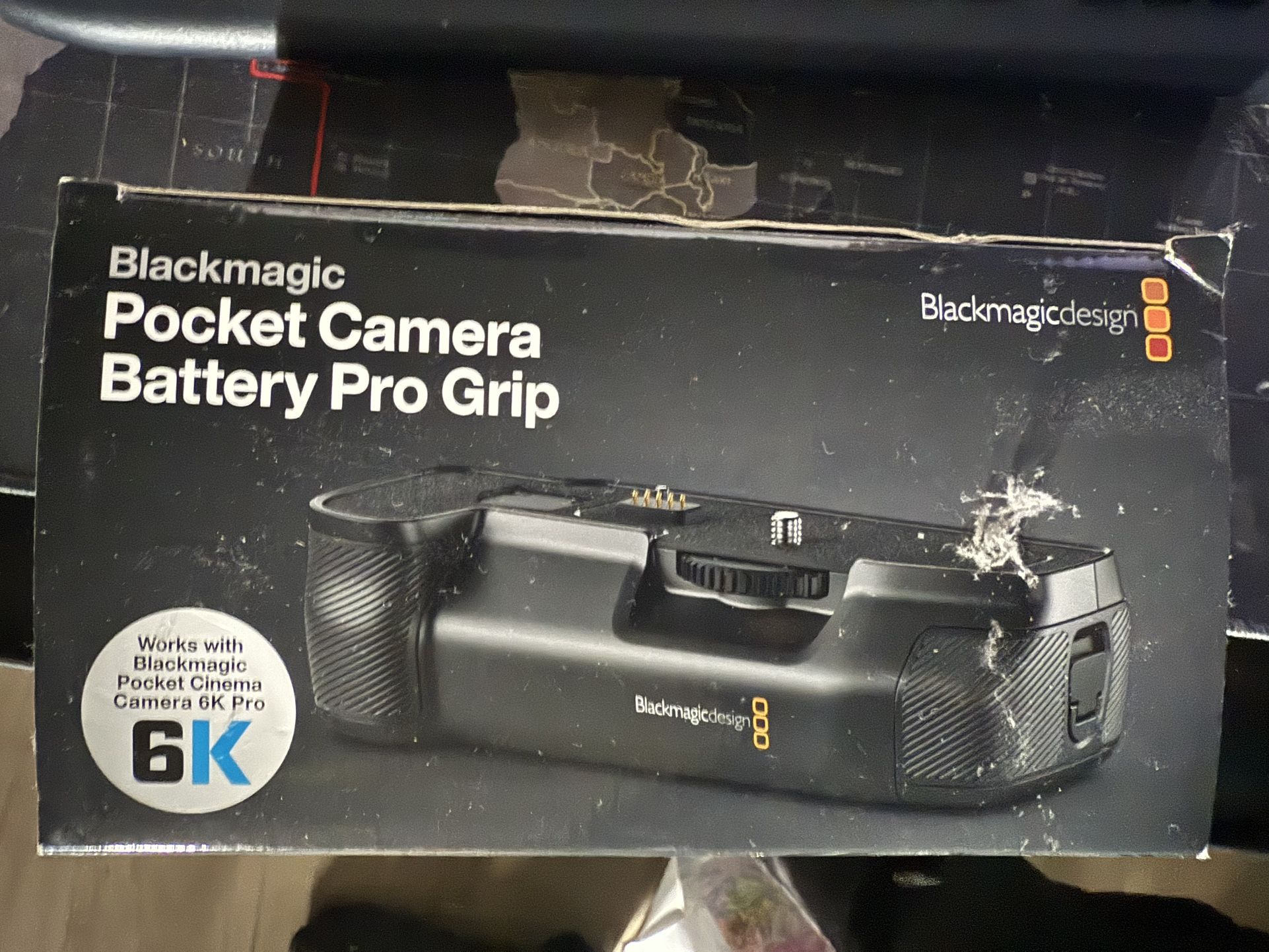 Black magic Pocket Camera Battery Pro Grip 6K