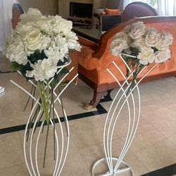 Floral Decoration Arrangement White