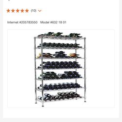 Steel Wine Rack