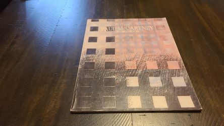 Paul McCartney concert program