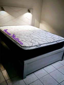 NEW QUEEN PILLOW TOP MATTRESS AND BOX SPRING