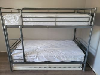 Metal bunk bed from Ikea
