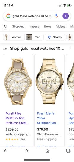 Fossil model number 10 ATM