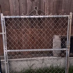 Gate Chain link gate fence