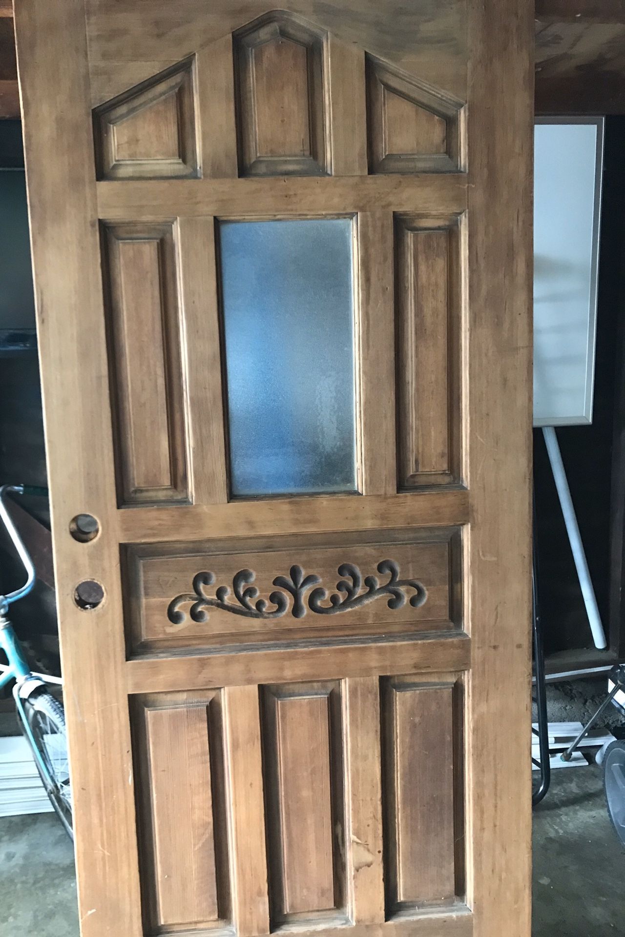 Wooden front/entry door