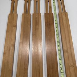 Adjustable Bamboo Drawer Dividers