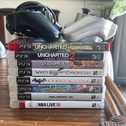 🎮 PS3 Games + Controllers Lot for Sale
