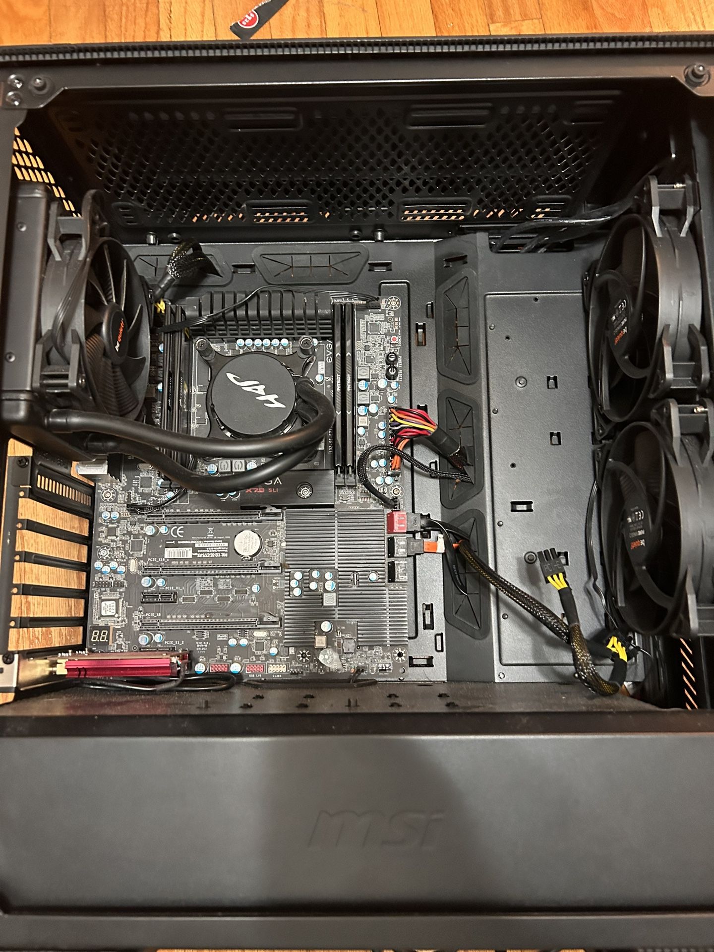 gaming pc old legacy parts case motherboard cpu