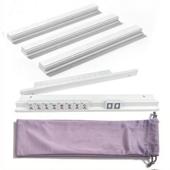 White, pine, wooden pushers for Mahjong