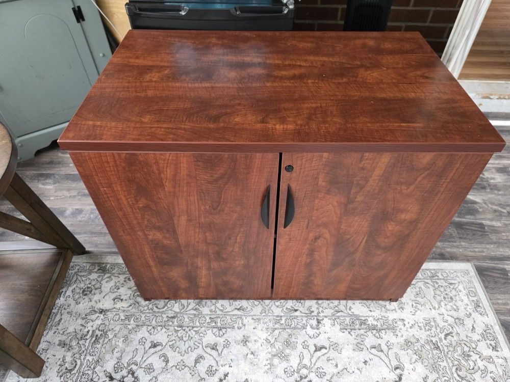 Office Desk/Cabinet Set