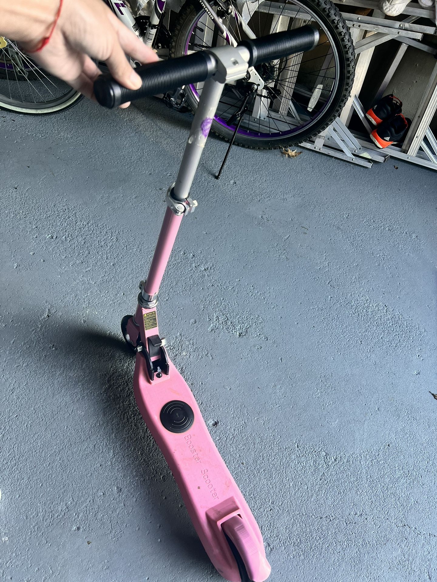Pink Electric Scooter
