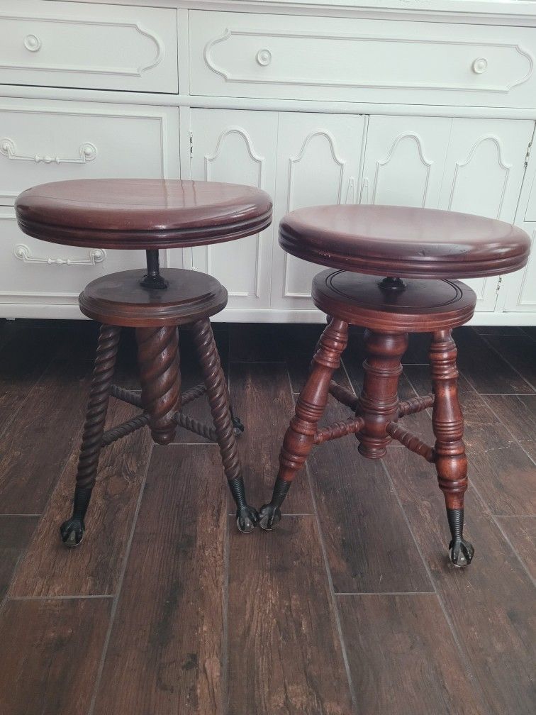 Antique Piano Stools