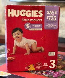 Huggies - 174ct - #3 diapers