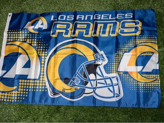 Rams flag size 5’x3’