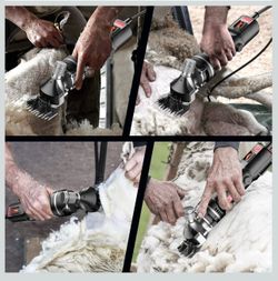 Sheep Clippers, 750W Farm Livestock Grooming Kit for Equine, Goat, Pony, Cattle and Large Thick Coat