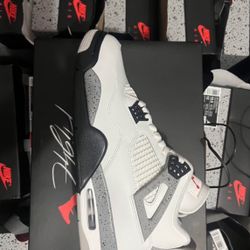 jordan 4 white cement