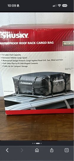 Husky cargo carrier bag for car roof