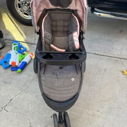 Pink/Gray Stroller..
