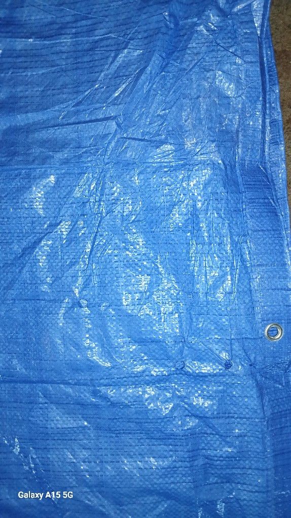Blue TARP Cover Poly Light