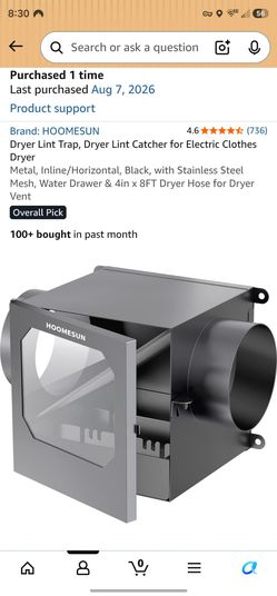 Dryer vent kit.