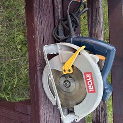 Ryobi 7 1/4” carbid circular saw 120v corded