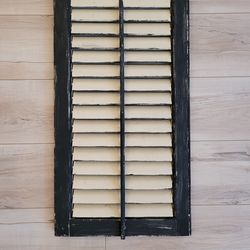 One Decorative Wooden Shutter 27 & 1/2" H