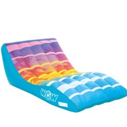 WOW Sports Sunset Chaise Lounge Inflatable Pool And Beach Chair Brand New In Box 