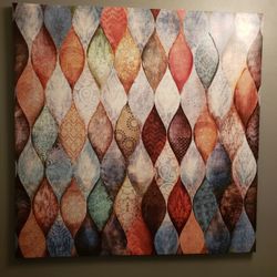 Colorful Wall Art Size 39x39