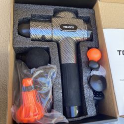 TOLOCO Massage Gun, Deep Tissue Back Massage for Pain Relief (NEW)