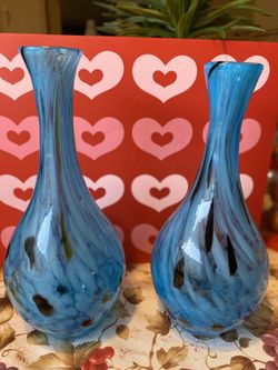 Blue Glass Vase