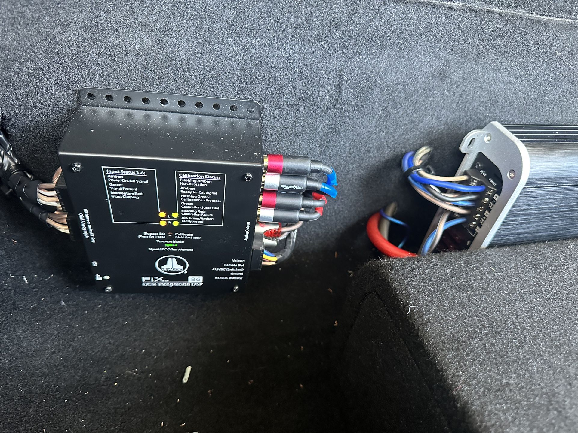 Car audio installation, Subwoofer, Amplifier, Speakers