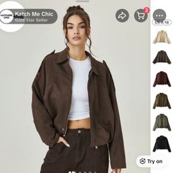 Bomber Suede Jacket 