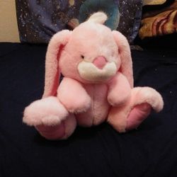 Pink Stuffed Bunny