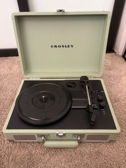 Crosley Cruiser Premier Vinyl Record Player with Speakers and Wireless Bluetooth - Mint | Audio Turntables