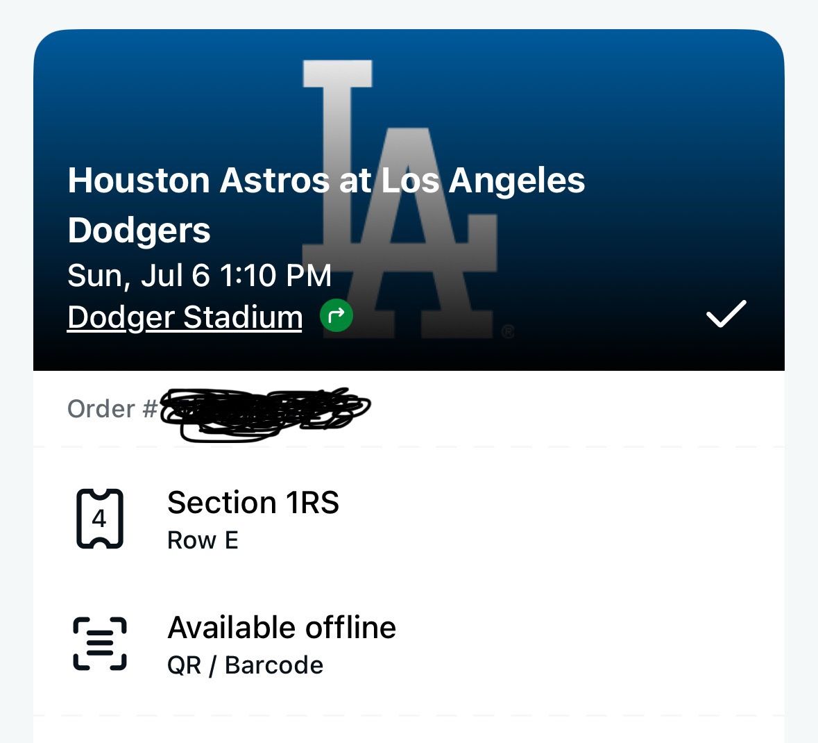 Baseball Tickets