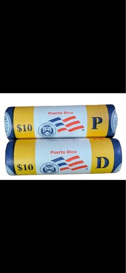 2009 PUERTO RICO QUARTER ROLL SET - SEALED P&D SET IN US MINT BOX R64