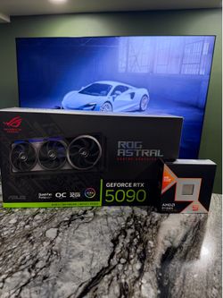 Asus ROG RTX 5090 Astral 32GB GPU + Ryzen 9950X3D CPU
