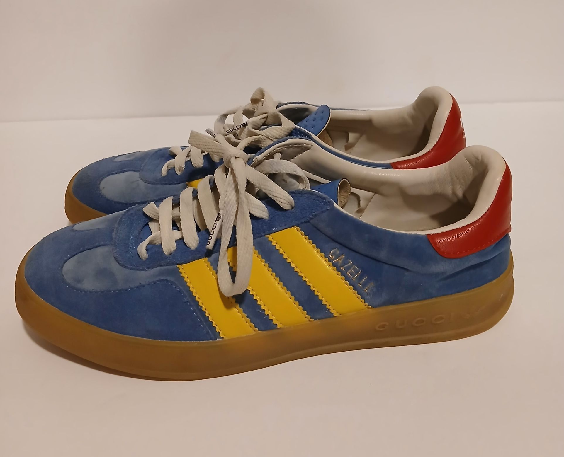 adidas x Gucci Gazelle blue Size 7 1/2