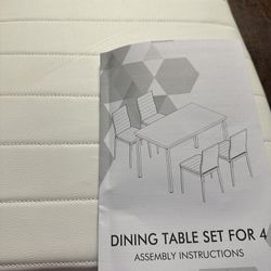 Modern Dining Table  Chairs 