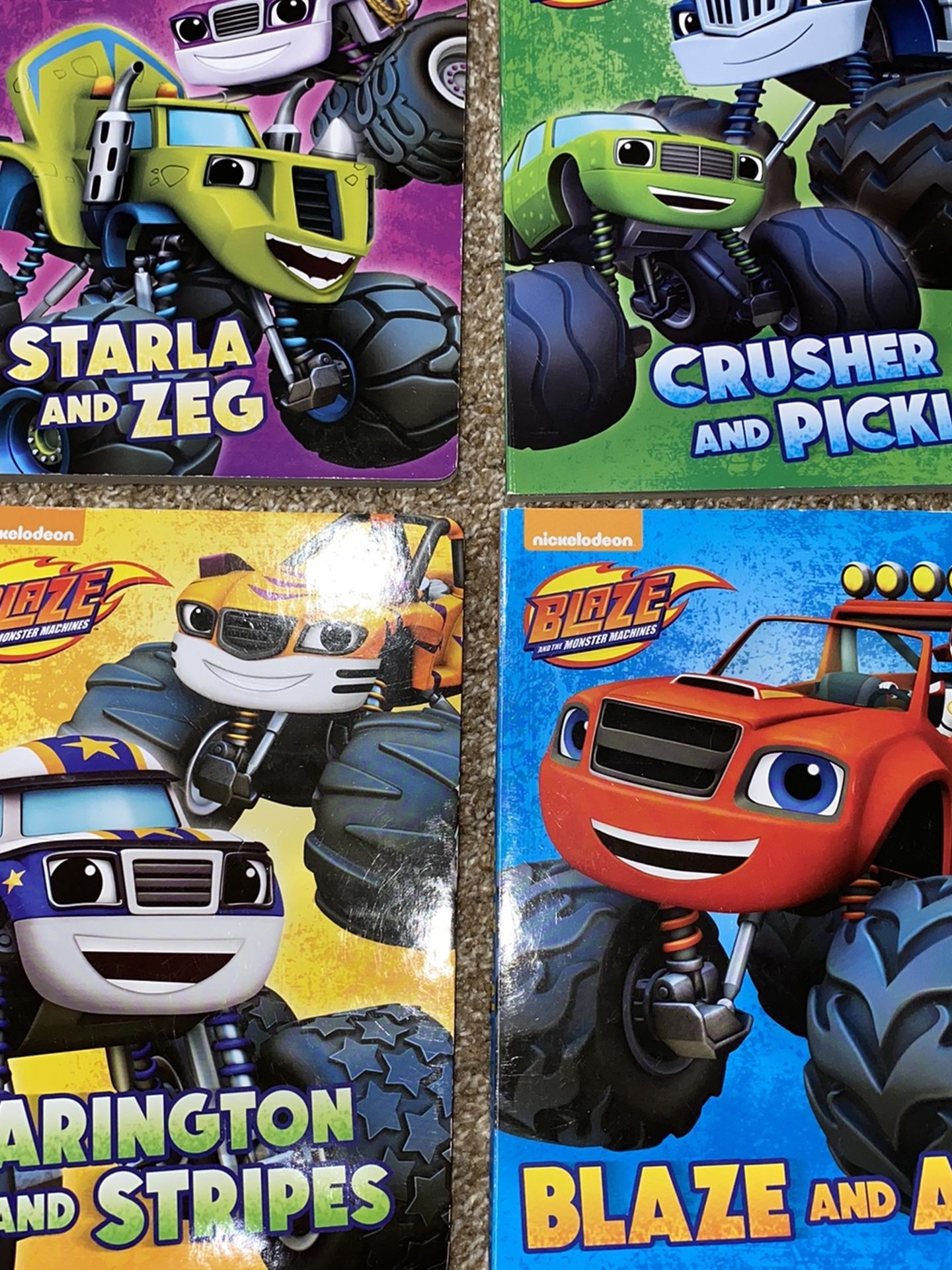 Blaze and the Monster Machine Books (Group 6 - 4 books)