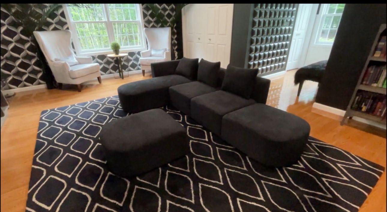 Black Sectional Couch