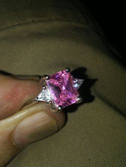 Sterling silver ring .