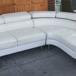 2 Piece Off White  Sectional