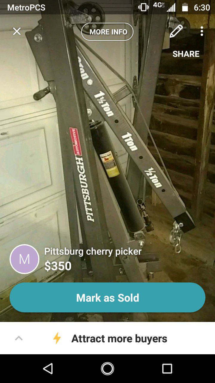 Pittsburgh cherry picker