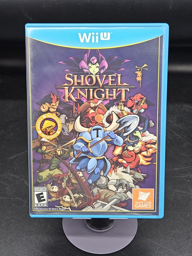 Shovel Knight Nintendo Wii U 2015 CIB Complete With Manual Video Game Amiibo