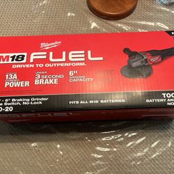 Brand New Milwaukee M18 Fuel Grinder 4-1/2” -6” 13a Power (tool Only) 